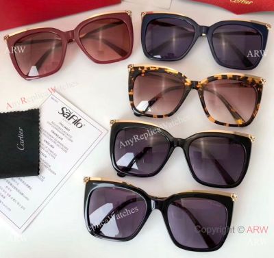 2018 Copy Cartier Leopard Sunglasses - Anti-ultraviolet Sunglasses